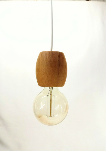 Imagen 5 de 6 de Lampara Colgante Estilo Nordico Escandinava En Madera