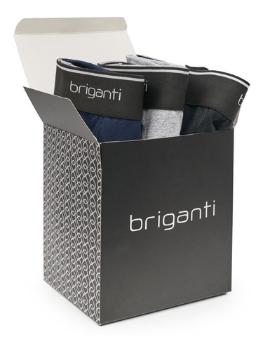 Imagen 9 de 10 de Boxer Hombre Algodón Briganti Pack X6 Calzoncillos Hxim09530