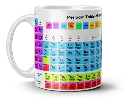 Caneca Personalizada Tabela Periódica Química Profissão T&m