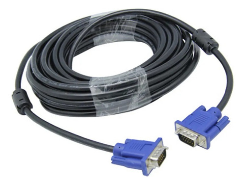 Cable Vga A Vga 1.5mt 15 Pines C/doble Filtro Macho Macho Pc