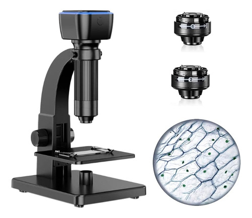 Microscopio Digital, Microscopio Biológico 0x-2000x, Conexió