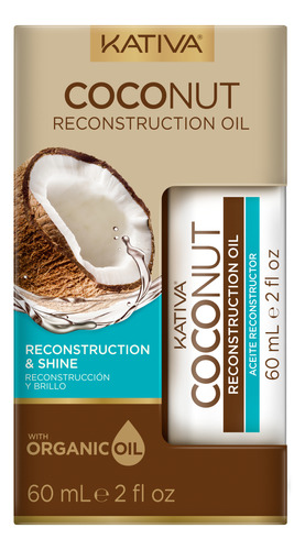 Aceite Capilar Coconut Oil 60 Ml, Kativa