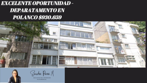 Excelente Oportunidad Para Adquirir Vivienda En 2024!! Departamento Ubicado En Una De Las Zonas Más Exclusivas De La Ciudad Polanco Emilio Castelar No 7- Valor Total :$930.659- Spmo12-sen-dl