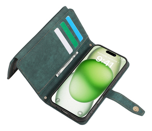 Funda Para Xiaomi 14/14t/14t Pro Flip Book Con Correa Bandolera, Funda Tipo Cartera