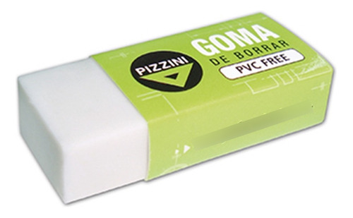 Goma De Borrar Pizzini 44mm  Blanca P/ Dibujo Tecnico X30u