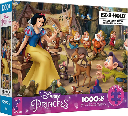 Rompecabezas 1000 Pz Blanca Nieves 7 Enanos Princesas Disney