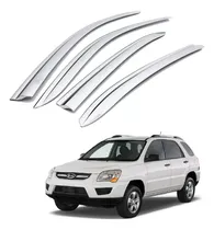 Comprar Tejas Viseras Deflectores Cromados Ventana Kia Sportage