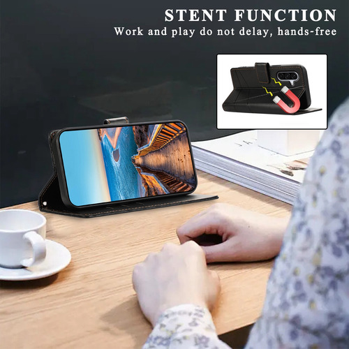 Funda Para Teléfono Samsung Galaxy A56 A36 A26 A16, Funda Tipo Bolsa Con Ranura En Forma De A