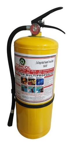 Extintor Multiproposito 20  Lbs Con Polvo Químico Certificad