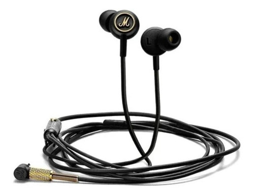 Auricular Marshall Mode Eq In Ear Black And Brass