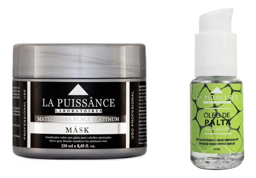 Máscara Black Platinum 250ml La Puissance + Oleo Palta