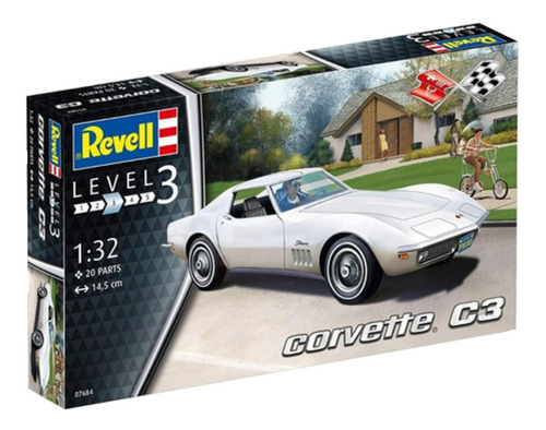 Imagem 1 de 10 de Plastimodelismo Revell Chevrolet Corvette C3 1/32