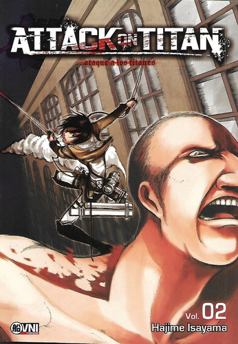 Libro Manga Attack On Titan Vol 02
