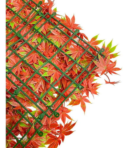 Panel Jardín Hojas Verde Vertical Sintético Artificial 25x25