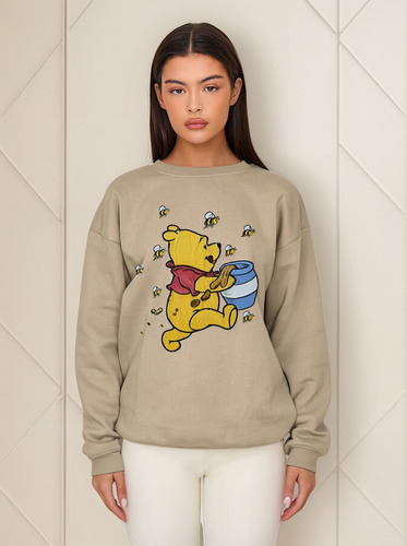 Polerón Winnie The Pooh Mujer