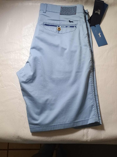 Bermuda Azul Claro Harmont & Blaine Caballero Talla 30mx.
