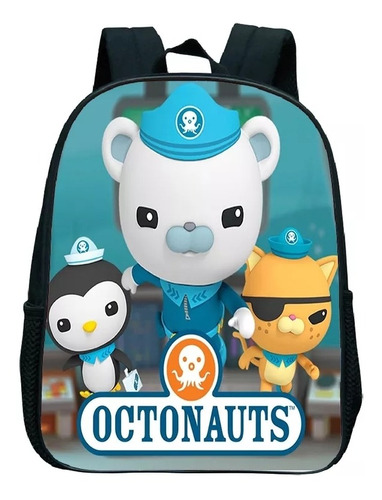 Mochila Infantil Escolar Lona Octonauts 