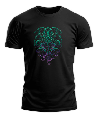 Polera Gustore De Cthulhu Full