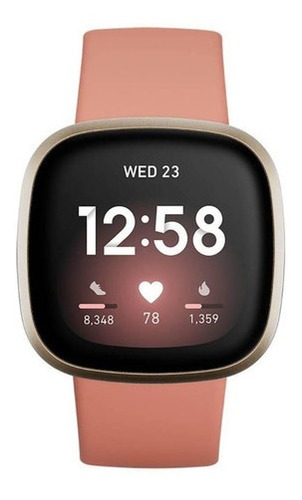 Smartwatch Fitbit Versa 3 1.58  Caja De  Aluminio Anodizado 