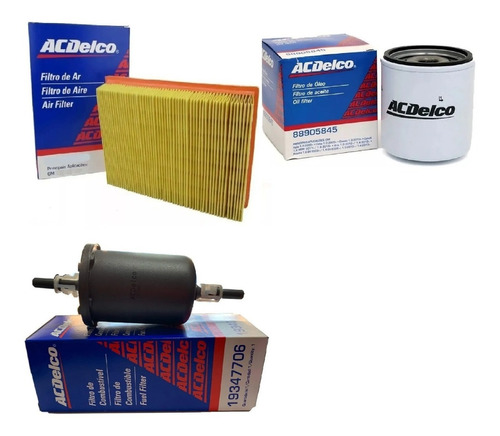 Kit Filtros Aire Aceite Y Nafta Chevrolet Celta / Suzuki Fun