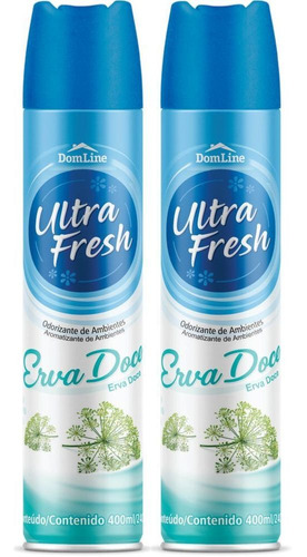 Odorizador De Ambientes Ultra Fresh 400ml Erva Doce