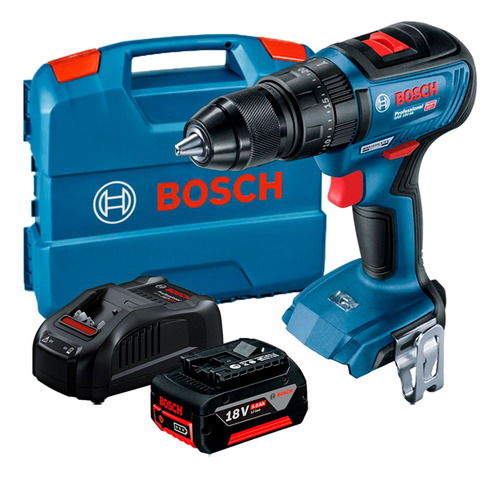 Taladro Percutor Bosch Gsb 18v-50 + 1 Batería 5.0ah