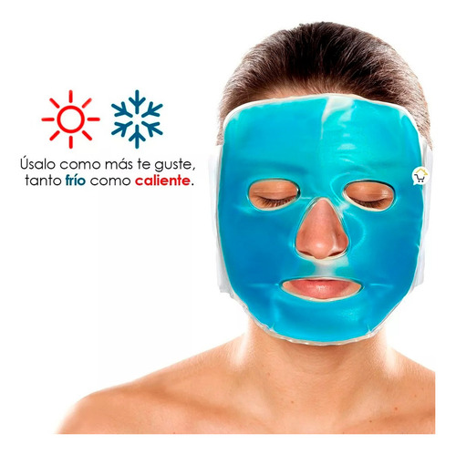 Mascara Facial Frío Calor Desinflamante Relaja Reduce Ojeras Tipo De Piel Todo Tipo De Piel