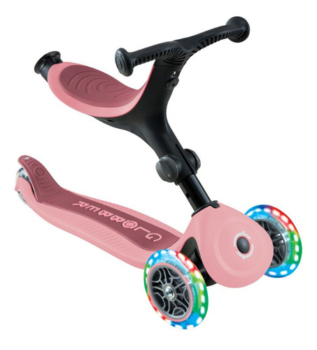 Globber Scooter Go Up Active Led Rosado