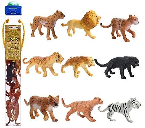 Set De Grandes Felinos De Juguete Safari Ltd