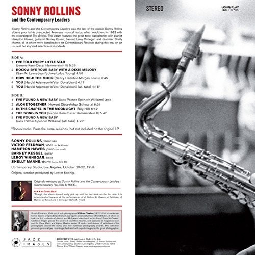 Rollins Sonny Sonny Rollins & The Contemporary Leaders Bonus