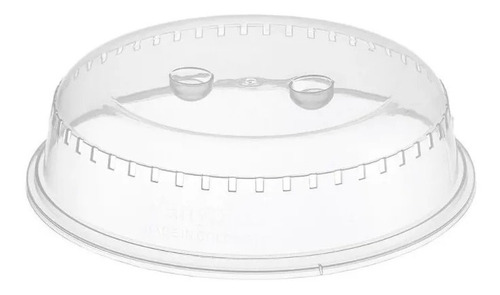 Imagen 2 de 4 de Tapa Horno Microondas Anti Salpicadura Plástica Cocina