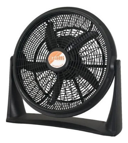 Ventilador Turbo De Pared Y Piso 20  Reclinable 3 Velocidades Negro Gatti Ventilación 