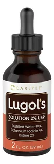Lugols Yodo 2% Usp Carlyle 2 Oz (59 Ml) Iodo Americano Detox