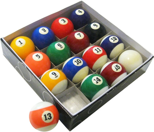 Juego De Bolas De Billar Reglamentarias Para Mesa De Bill...