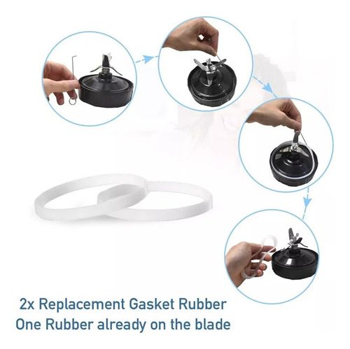 Cuchilla De Licuadora Ninja De 7 Aletas Para Extractor