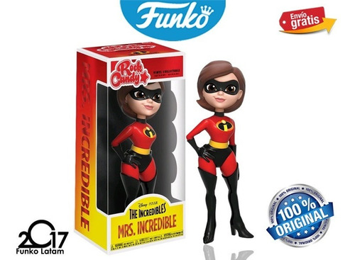 Mrs. Incredible Funko Pop Rock Candy Pelicula Los Increibles