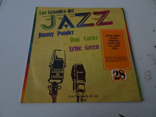 Ron Carter Jimmy Ponder  Grandes Del Jazz 28 - Vinilo España