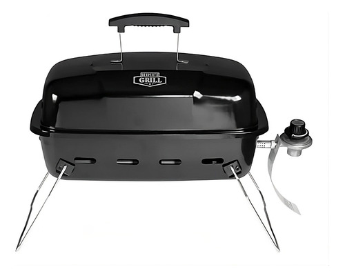 Mini Asador Portátil Camping Expert Grill Gas Propano Color Negro