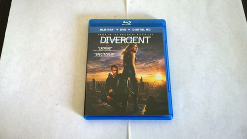 Divergente Bluray + Dvd + Digital Hd