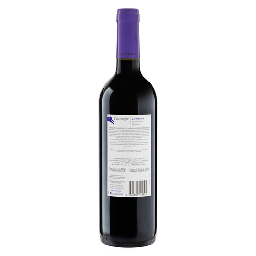 Imagem 3 de 3 de Vinho tinto seco Carménère Gato Negro 2018 adega Viña San Pedro Tarapacá 750 ml