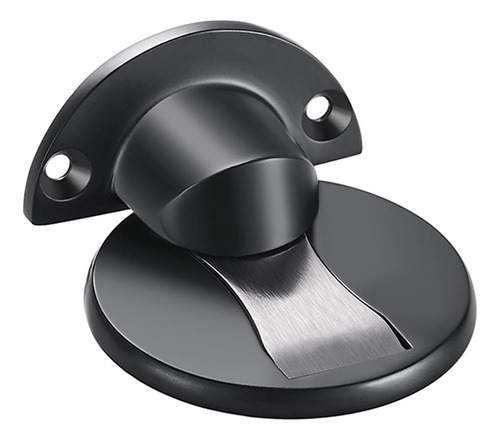 Tope Y Reten Magnético De Piso Para Puerta Acero Inoxidable Negro Inomax IM6035