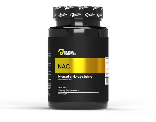 N-acetil Cisteina 600mg - 60 Capsulas | Dr Jack Nutrition