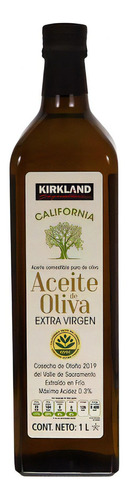 Aceite De Oliva Extra Virgen Kirkland California Cooc 1 Lt