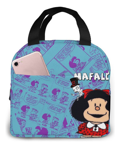 Mafalda Bolsa De Almuerzo Niño Mujer Aislamiento Portátil Im