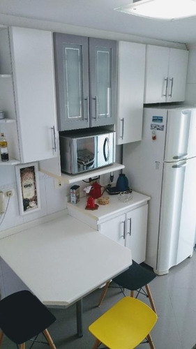 Belíssimo Apartamento Todo Planejado Com 104m², 3 Dormitórios, Sendo 1 Suíte, Andar Alto, Face Norte - Ap0230