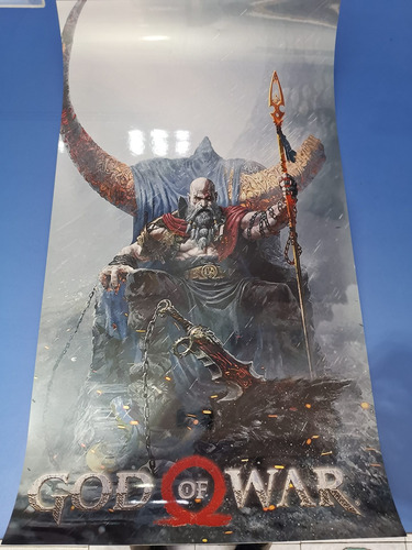 Kratos Poster God Of War Con Realidad Aumentada