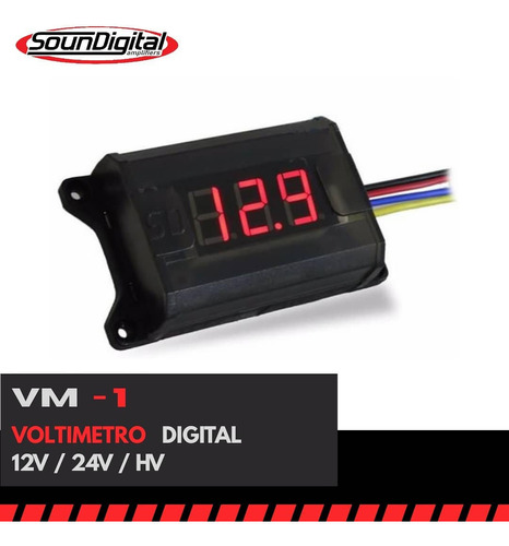 Voltimetro Soundigital Vm 1 Proteccion De Corriente Audiopro