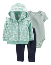 Comprar Carters Conjunto Body, Pantalón Y Campera Polar Bebé