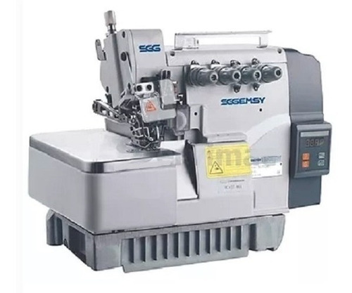 Maquina Overlock De 4 Hilos Gemsy  Servo Motor Incorporado