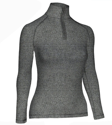 Blusa Segunda Pele Feminina Ultra Go Ahead Inverno Cinza